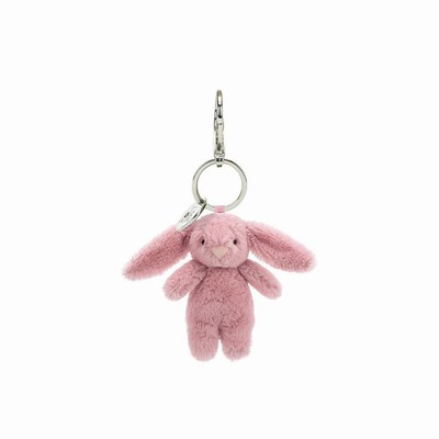 Jellycat Bashful Bunny Tulip Bag Charm New Zealand | SCIKF7983